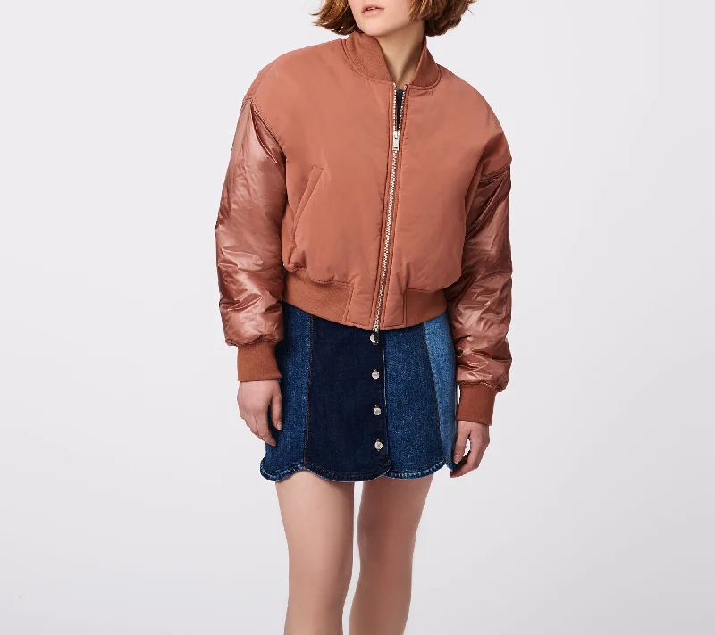 Crop Bomber Jacket